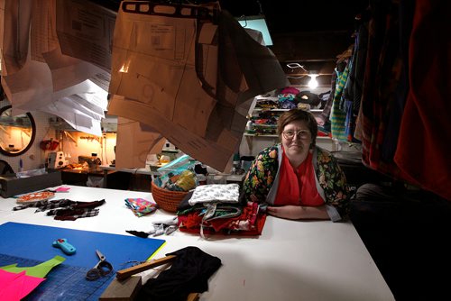 PHIL HOSSACK / WINNIPEG FREE PRESS - INTERSECTION - Home made and hand made, underwear by Underthere  Laura Everett shows off her product in her West End home and studio. See Dave Sanderson's story.  - March 30, 2019.