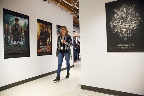 MIKE DEAL / WINNIPEG FREE PRESS
Movie posters hang on the walls that AWS was involved helping to produce.
Amazon Web Services, Inc. an Amazon.com company opened a new office in Winnipeg at The Forks in the Johnston Terminal. The office will be home to AWS Thinkbox, a development team that works on creative solutions for entertainment, design, architecture and engineering industries.
190405 - Friday, April 05, 2019.