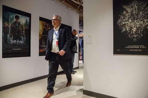 MIKE DEAL / WINNIPEG FREE PRESS
Movie posters hang on the walls that AWS was involved helping to produce.
Amazon Web Services, Inc. an Amazon.com company opened a new office in Winnipeg at The Forks in the Johnston Terminal. The office will be home to AWS Thinkbox, a development team that works on creative solutions for entertainment, design, architecture and engineering industries.
190405 - Friday, April 05, 2019.