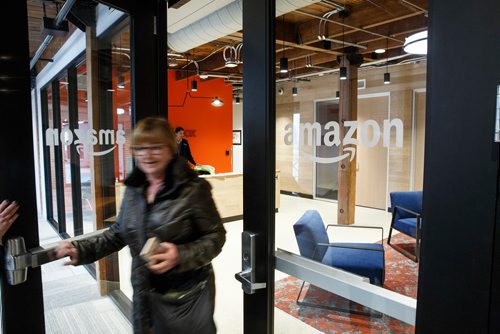 MIKE DEAL / WINNIPEG FREE PRESS
Amazon Web Services, Inc. an Amazon.com company opened a new office in Winnipeg at The Forks in the Johnston Terminal. The office will be home to AWS Thinkbox, a development team that works on creative solutions for entertainment, design, architecture and engineering industries.
190405 - Friday, April 05, 2019.