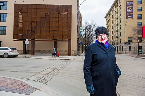 MIKAELA MACKENZIE / WINNIPEG FREE PRESS
Doris Mae Oulton, chair of the Nellie McClung Foundation, poses by the 1919 strike monument in Winnipeg on Saturday, April 6, 2019. For Jessica Botelho-Urbanksi story.
Winnipeg Free Press 2019.