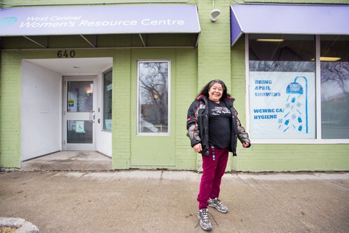 MIKAELA MACKENZIE / WINNIPEG FREE PRESS
Diane Plante, who has used the services and volunteers at the centre, poses for a portrait at the West Central Women's Resource Centre in Winnipeg on Monday, April 8, 2019.
Winnipeg Free Press 2019.