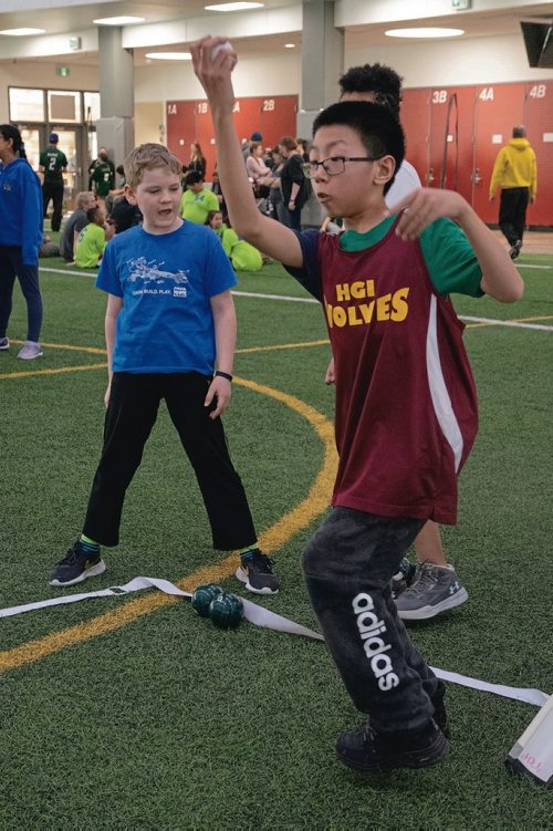 Canstar Community News April 3, 2019 - Students from accross Winnipeg met at the University of Winnipeg on April 3 for the Special Olympics Manitoba boccee event. (EVA WASNEY/CANSTAR COMMUNITY NEWS/METRO)