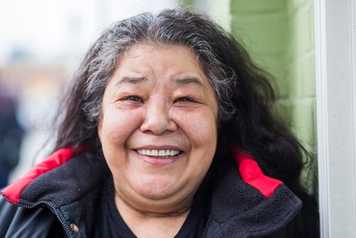 MIKAELA MACKENZIE / WINNIPEG FREE PRESS
Diane Plante, who has used the services and volunteers at the centre, poses for a portrait at the West Central Women's Resource Centre in Winnipeg on Monday, April 8, 2019.
Winnipeg Free Press 2019.