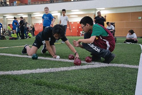 Canstar Community News April 3, 2019 - Students from accross Winnipeg met at the University of Winnipeg on April 3 for the Special Olympics Manitoba boccee event. (EVA WASNEY/CANSTAR COMMUNITY NEWS/METRO)