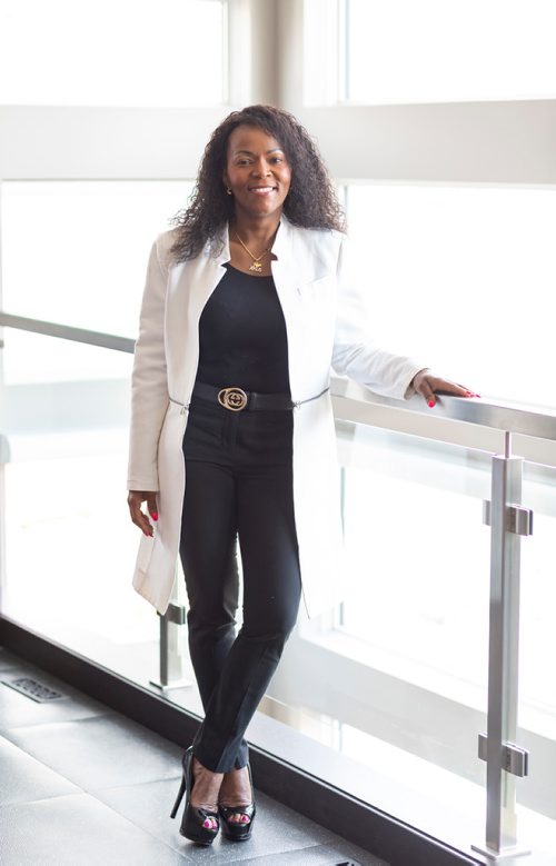 SASHA SEFTER / WINNIPEG FREE PRESS
President and CEO of Heavenly Care Agency Inc. Celma Pinto poses for a photograph inside her Winnipeg home.
190408 - Monday, April 08, 2019.