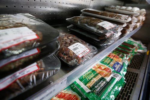 JOHN WOODS / WINNIPEG FREE PRESS
Prepared food at Blady Middle Eastern in Winnipeg Monday, April 8, 2019.

Reporter: ? - for review