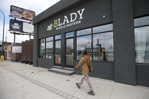 JOHN WOODS / WINNIPEG FREE PRESS
Exterior of Blady Middle Eastern in Winnipeg Monday, April 8, 2019.

Reporter: ? - for review