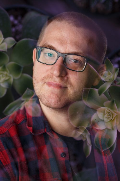 MIKE DEAL / WINNIPEG FREE PRESS
A double exposed portrait of poet Steven Locke for the nature-themed 2019 edition of National Poetry Month in the Winnipeg Free Press.
The double-exposure was done in camera using a Canon 5Dmk3 camera.
190414 - Sunday, April 14, 2019.