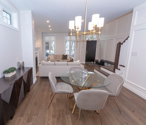 SASHA SEFTER / WINNIPEG FREE PRESS
The great room of a new home build at 95 Borebank street located in Winnipeg's River Heights suburb.
190415 - Monday, April 15, 2019.