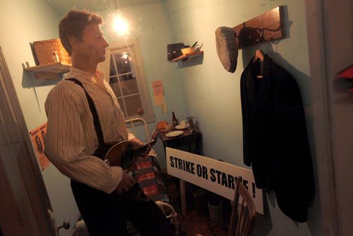 PHIL HOSSACK / WINNIPEG FREE PRESS - Rooming house 'striker' in the General Strike display at the Manitoba Museum. Jessica B's story. - April16, 2019.