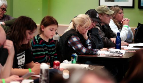 PHIL HOSSACK / WINNIPEG FREE PRESS - WLC members attend the first monthly meeting of the Winnipeg Labour Council since president Basia Sokal's well-publicized resignation is at 6 p.m. at Union Centre on Broadway - April16, 2019.