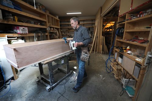 RUTH BONNEVILLE / WINNIPEG FREE PRESS 

49.8 Intersection Page,  Casket maker

Photos of Rick Zerbe Cornelsen, owner of The Village Casketmaker, in his home-based workshop making bio-friendly caskets & urns. 

Dave Sanderson story


April 17, 2019