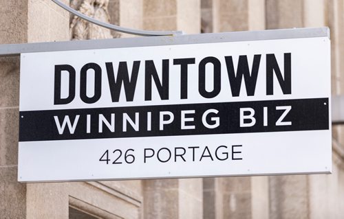 SASHA SEFTER / WINNIPEG FREE PRESS
Downtown Winnipeg Biz headquarters located at 426 Portage Avenue. See Declan Schroeder story.
190417 - Wednesday, April 17, 2019.