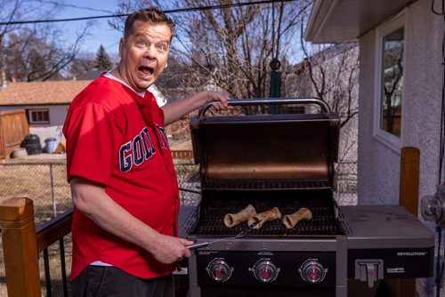 SASHA SEFTER / WINNIPEG FREE PRESS
Ed Buller has been a volunteer at the Winnipeg Comedy Festival for the past six years.When he's not having a laugh, Buller loves to grill in the backyard of his home for his family in Winnipeg's Kildonan Drive Neighbourhood.
190418 - Thursday, April 18, 2019.