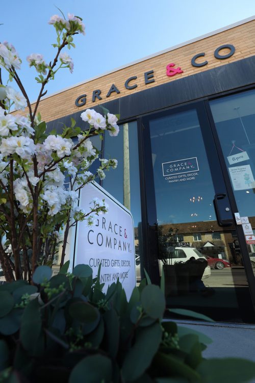 RUTH BONNEVILLE / WINNIPEG FREE PRESS
LOCAL - Grace & Co.
Sunday This City piece
Where: Grace & Co, 556 Academy Rd. contact owner Dorothy Vannan and her Jr. Store Manager, Jill Boersch.
Sunday This City piece on Grace & Co, Dorothy's two-year-old upscale gift boutique. Ahead of Mother`s Day.
Photos Dorothy Vannan and her Jr. Store Manager, Jill Boersch of picturesque shop which specializes in European home décor, a nod to her heritage.
Group of photos include items in the store such as: speciality soaps, glassware, toys, artwork and other home decor items.
Dave Sanderson story.
April 18, 2019