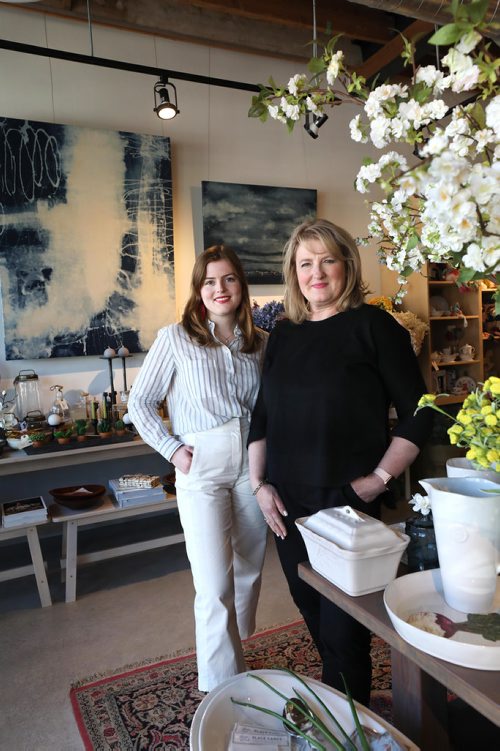 RUTH BONNEVILLE / WINNIPEG FREE PRESS
LOCAL - Grace & Co.
Sunday This City piece
Where: Grace & Co, 556 Academy Rd. contact owner Dorothy Vannan and her Jr. Store Manager, Jill Boersch.
Sunday This City piece on Grace & Co, Dorothy's two-year-old upscale gift boutique. Ahead of Mother`s Day.
Photos Dorothy Vannan and her Jr. Store Manager, Jill Boersch of picturesque shop which specializes in European home décor, a nod to her heritage.
Group of photos include items in the store such as: speciality soaps, glassware, toys, artwork and other home decor items.
Dave Sanderson story.
April 18, 2019