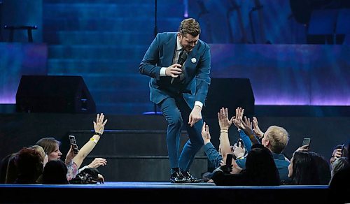 PHIL HOSSACK / WINNIPEG FREE PRESS - Michael Buble in Concert at the Bell/MTS Centre Friday. - April 19, 2019.