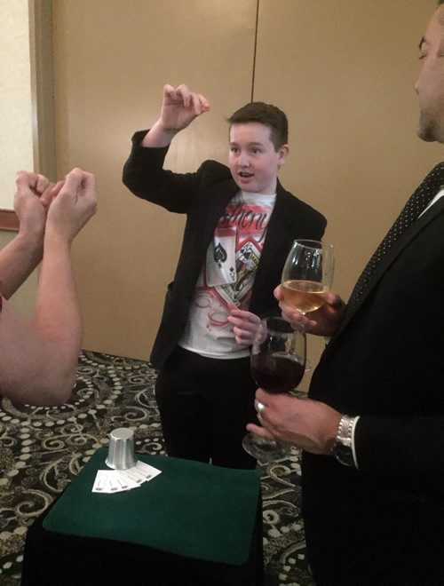 SUBMITTED PHOTO

Young showman Anthony Magic performs at the fundraising gala for the 26th Winnipeg Dreams Take Flight, called 'An Evening in Paris' on March 16, 2019, at the Victoria Inn Hotel & Convention Centre. (See Social Page)