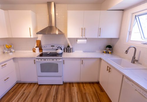 SASHA SEFTER / WINNIPEG FREE PRESS
The kitchen of 313 Guildford Street in Winnipeg's Deer Lodge neighbourhood.
190422 - Monday, April 22, 2019.