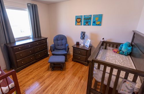 SASHA SEFTER / WINNIPEG FREE PRESS
The second floor nursery of 313 Guildford Street in Winnipeg's Deer Lodge neighbourhood.
190422 - Monday, April 22, 2019.