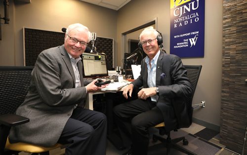 RUTH BONNEVILLE / WINNIPEG FREE PRESS 



LOCAL - new studio CJNU Radio 93.7 FM

Photo of Hartley Richardson, President of James Richardson & Sons, right, and Rick Frost, Executive Director of The Winnipeg Foundation, at the launch of the new studio for the CJNU nostalgia Radio Station at Richardson Centre on Wednesday. 

 
Story: Official Opening of  new studio/office, located on the Concourse of The Richardson Centre on Wednesday, April 24th. 

CJNU Radio 93.7 FM


April 24, 2019
