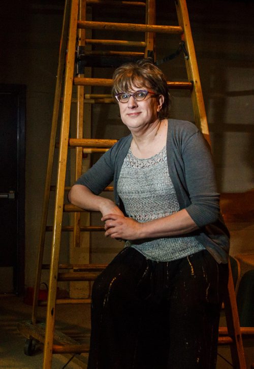 MIKE DEAL / WINNIPEG FREE PRESS
Lara Rae at the Gas Station Theatre is heading into her final year as the Winnipeg Comedy Festival artistic director.
190424 - Wednesday, April 24, 2019.