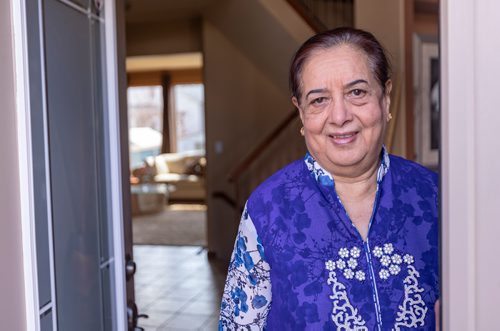 SASHA SEFTER / WINNIPEG FREE PRESS
Nimmi Ramgotra, one of this years recipients of the Lieutenant Governor's Make a Difference Community Award photographed in her home in Winnipeg's Royalwood neighbourhood.
190425 - Thursday, April 25, 2019.