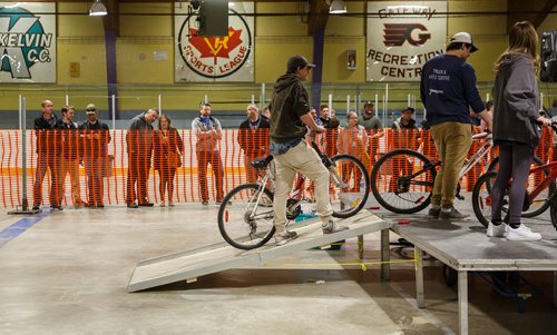 MIKE DEAL / WINNIPEG FREE PRESS
About 650 bikes will go up for auction during the two-day annual City of Winnipeg bike sale at the Terry Sawchuck Arena, 901 Kimberly Ave. 
190427 - Saturday, April 27, 2019.
