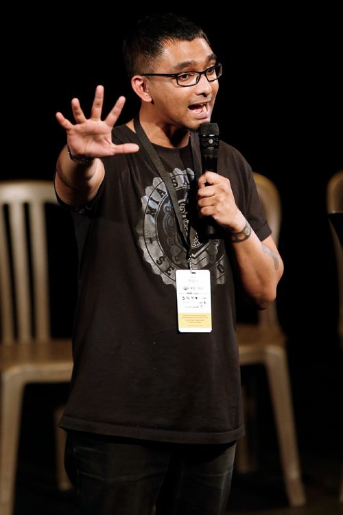 Danish Anwar performs at the Winnipeg Comedy Festival show Your Hoods A Joke at The Gas Station Theatre in Winnipeg Monday, April 29, 2019. .

Reporter: ?