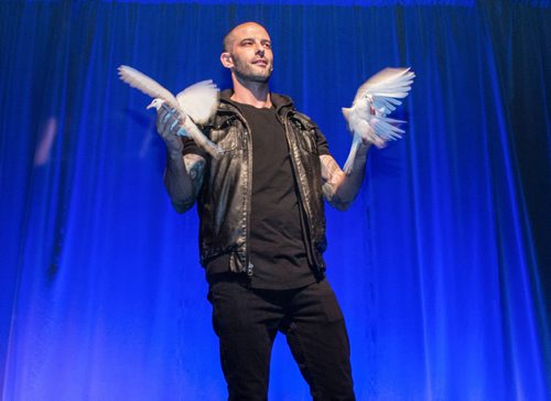 SUBMITTED PHOTO / MIREK WEICHSEL & JOHN GIAVEDONI

Illusionist Darcy Oake performs at the 33rd Annual Sons of Italy Garibaldi Lodge Gala on March 16, 2019 at the RBC Convention Centre Winnipeg. (See Social Page)