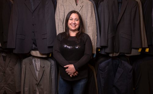 SASHA SEFTER / WINNIPEG FREE PRESS
Dana Binder, founder of Suit Up Winnipeg an organization that collects gently used suits and distributes them free of charge to graduating grade 12 students in Suit Up's headquarters located at 675 Empress Street in Winnipeg's Minto neighbourhood.
{year}0501 - Wednesday, May 01, 2019.