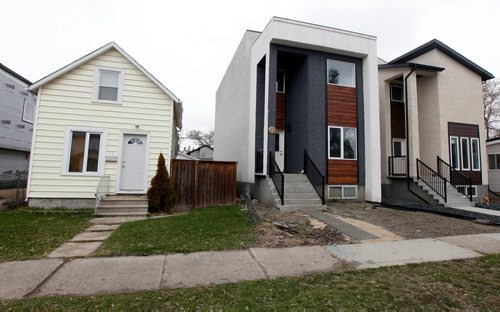 PHIL HOSSACK / WINNIPEG FREE PRESS - In fill housing, Glenwood.    - May1, 2019.