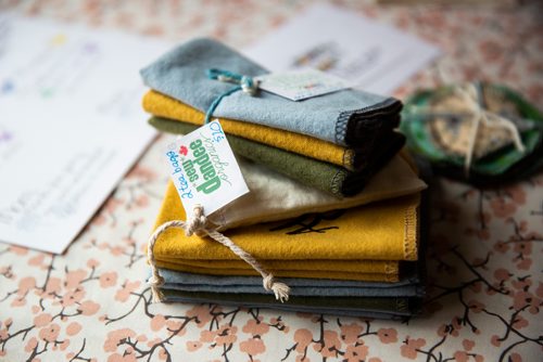 MIKAELA MACKENZIE/WINNIPEG FREE PRESS
Sew Dandee handkerchiefs in the studio in Winnipeg on Thursday, May 2, 2019. Penner focusses on environmentally sustainable, reusable products with a quirky local twist. For Dave Sanderson story.
Winnipeg Free Press 2019