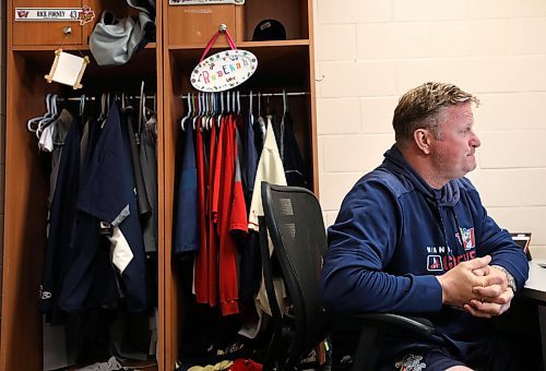 RUTH BONNEVILLE / WINNIPEG FREE PRESS 

SPORTS - Goldeyes
Shaw Park


Photos taken during McIntyre's  sit down interview with Goldeyes skipper Rick Forney, in his office as he talks about his 23rd season.


See Mike McIntyre's  column to run in Saturdays paper.

May 3, 2019

