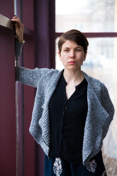 MIKAELA MACKENZIE / WINNIPEG FREE PRESS
Metis filmmaker Madison Thomas poses for a portrait at the Manitoba Theatre for Young People on Friday, May 3, 2019. For Randall King story.
Winnipeg Free Press 2019.