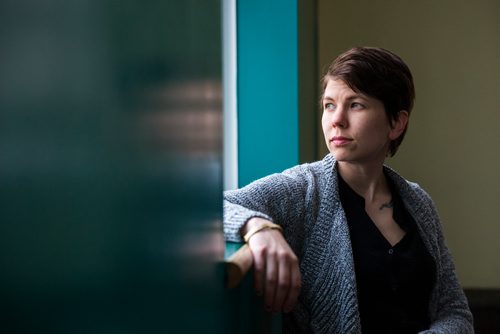 MIKAELA MACKENZIE / WINNIPEG FREE PRESS
Metis filmmaker Madison Thomas poses for a portrait at the Manitoba Theatre for Young People on Friday, May 3, 2019. For Randall King story.
Winnipeg Free Press 2019.