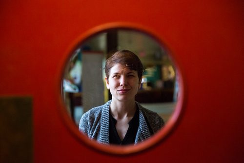 MIKAELA MACKENZIE / WINNIPEG FREE PRESS
Metis filmmaker Madison Thomas poses for a portrait at the Manitoba Theatre for Young People on Friday, May 3, 2019. For Randall King story.
Winnipeg Free Press 2019.