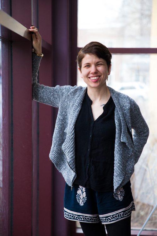 MIKAELA MACKENZIE / WINNIPEG FREE PRESS
Metis filmmaker Madison Thomas poses for a portrait at the Manitoba Theatre for Young People on Friday, May 3, 2019. For Randall King story.
Winnipeg Free Press 2019.