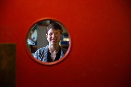 MIKAELA MACKENZIE / WINNIPEG FREE PRESS
Metis filmmaker Madison Thomas poses for a portrait at the Manitoba Theatre for Young People on Friday, May 3, 2019. For Randall King story.
Winnipeg Free Press 2019.