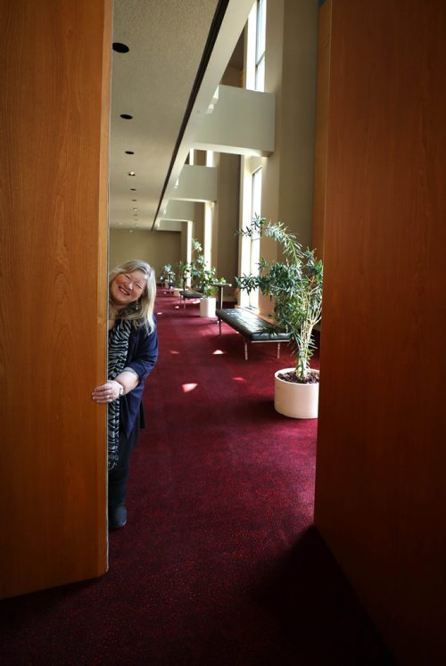 RUTH BONNEVILLE / WINNIPEG FREE PRESS
Portraits of Trudy Schroeder, Executive Director of the Winnipeg Symphony Orchestra, WSO, taken at the concert hall.
See Doug Speirs column
May 7, 2019