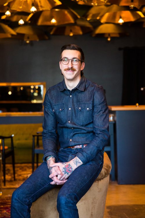 MIKAELA MACKENZIE / WINNIPEG FREE PRESS
Chef Tyrone Welchinshki poses in the Nonsuch Brewing Co space in Winnipeg on Friday, May 10, 2019.  For Jill Wilson story.
Winnipeg Free Press 2019.