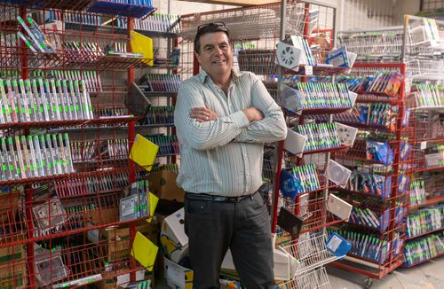 SASHA SEFTER / WINNIPEG FREE PRESS
Glen Fuhl owner of Video King, stands inside of the business he has been running for 35 years located at 309 Day Street in Transcona. See Dave intersection-thrones story.
190510 - Friday, May 10, 2019.