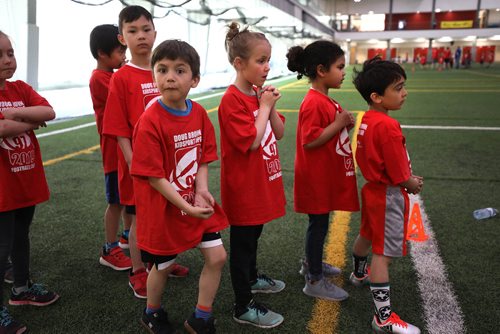 RUTH BONNEVILLE / WINNIPEG FREE PRESS 


The youngest kids ages 5 thru 8 watch how to run drills while learning how to play football at the  10th annual KidSport Winnipeg Football Camp held at the Axworthy Health & RecPlex on Saturday.

See Ashley Prest story. 

May 11, 2019
