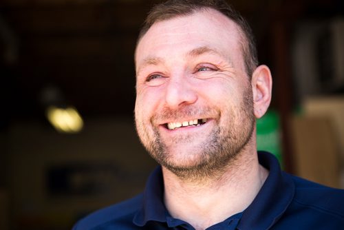 MIKAELA MACKENZIE / WINNIPEG FREE PRESS
Scott Rose, owner and general manager of WinMar property restoration, poses for a portrait at their facility in Winnipeg on Monday, May 13, 2019.  For Erin Lebar story.
Winnipeg Free Press 2019.