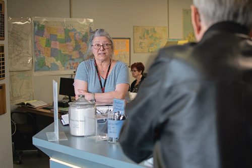 Canstar Community News The Manitoba Genealogical Society is inviting the public into its St. James office on May 25 for Doors Open Winnipeg. (EVA WASNEY/CANSTAR COMMUNITY NEWS/METRO)