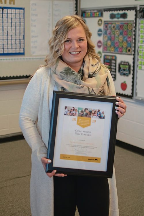 Canstar Community News Two teachers in west Winnipeg have been recognized for their work by the province's Excellence in Education Awards. Nicole Chernecki teaches Grade 2/3 at Brooklands School. (EVA WASNEY/CANSTAR COMMUNITY NEWS/METRO)