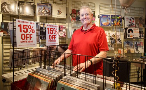 MIKE DEAL / WINNIPEG FREE PRESS
Blaine McVety owner of Blaine's, a store that sells everything from books to DVD's and vinyl, is closing after 37 years. Blaine has decided to retire.
190514 - Tuesday, May 14, 2019.