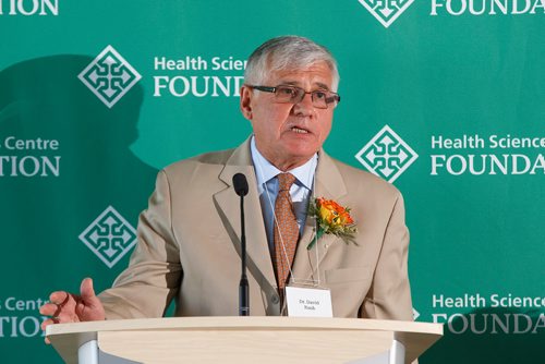 MIKE DEAL / WINNIPEG FREE PRESS
Dr. David Rush, Medical Director, Adult Renal Transplant Program, HSC Winnipeg during an announcement that the Health Sciences Centre Foundation will build a new transplant clinic on the third floor of Manitoba's largest hospital thanks to $3 million from two anonymous donors and $2.5 million from the province. 
190516 - Thursday, May 16, 2019.