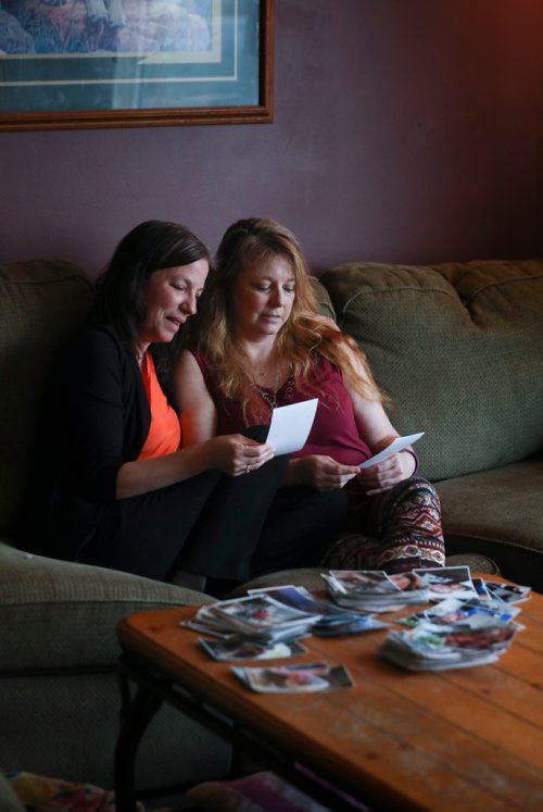 RUTH BONNEVILLE / WINNIPEG FREE PRESS 

LOCAL - fentanyl overdose

Shelly Taillieu and her sister Tammy sit close as they look through an array of photographs of Shelly's daughter, Destiny Taillieu.  Destiny Taillieu died of a fentanyl overdose in November, a few weeks before she was supposed to go to treatment. 

Destiny told reporter back in 2016, that if she went back out there, she'd die. Now, her mom and aunt, Tammy Taillieu (also in some of the photos) are advocating for changes in how Manitoba's medical system treats people who are struggling with addiction.

For May 18, Saturday Special, 

May 15, 2019
